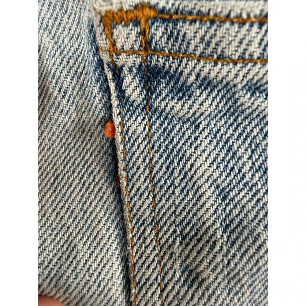 Vintage Levi's 505 90's‎ Orange Tab Jeans Men 32x30 Blue Denim Straight Leg